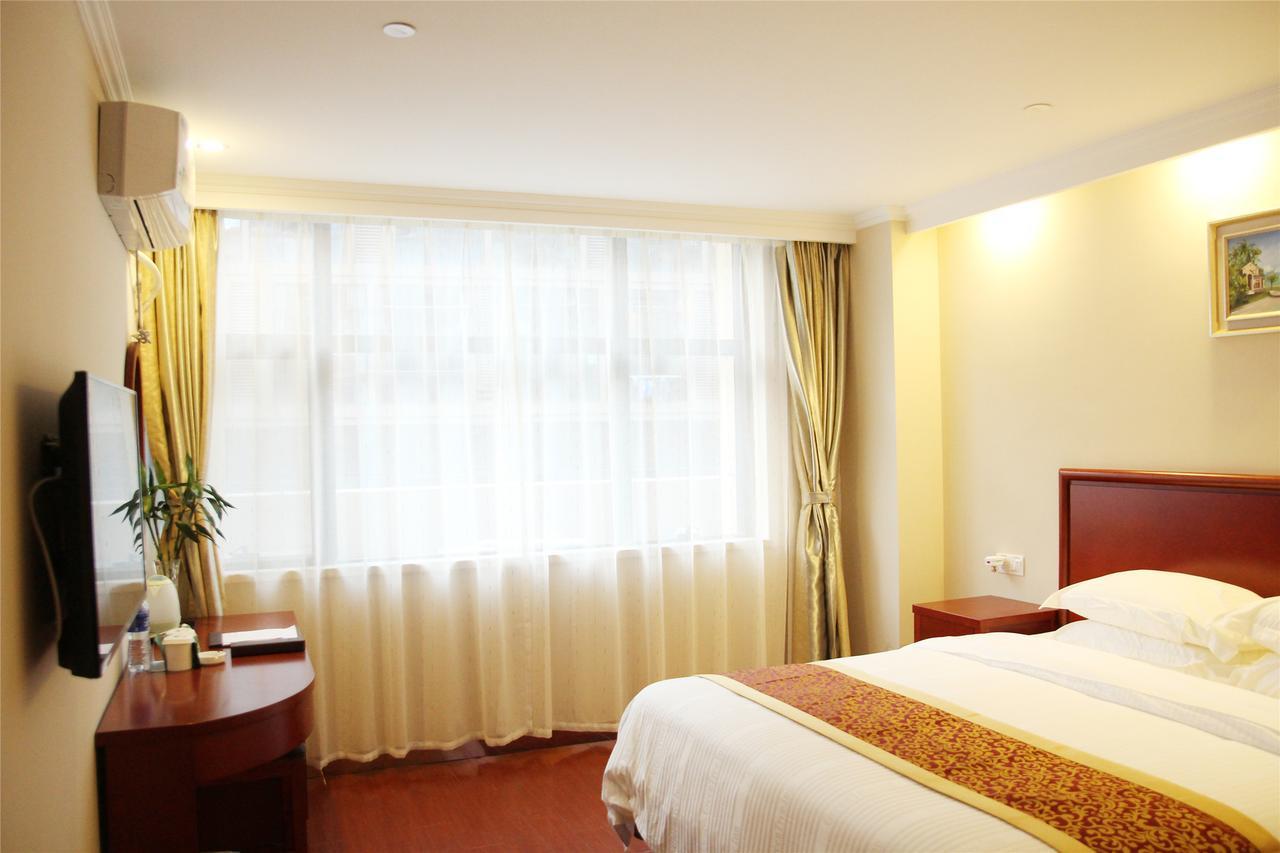 GreenTree Inn JiangSu SuQian YiWu Business Center FuKang Avenue Express Hotel Exterior foto