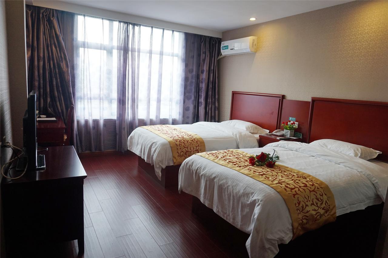 GreenTree Inn JiangSu SuQian YiWu Business Center FuKang Avenue Express Hotel Exterior foto